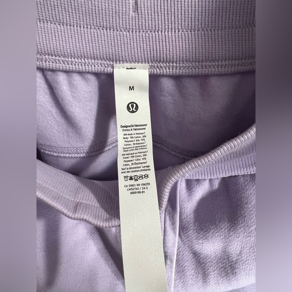 NWT Lululemon Scuba Mid-Rise Wide-Leg  Lilac Ethe Pant *Regular size M - Picture 12 of 13